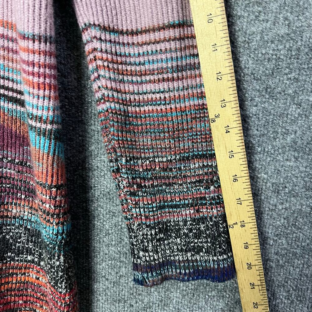 Anthropologie Space-Dyed Longline‎ Cardigan Multi color Size XS/S - Picture 7 of 10